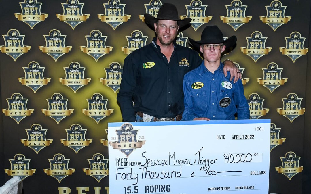 Family Tradition Trumps All as Mitchell and Hargrove Go 1-2-3 in BFI 15.5 Roping