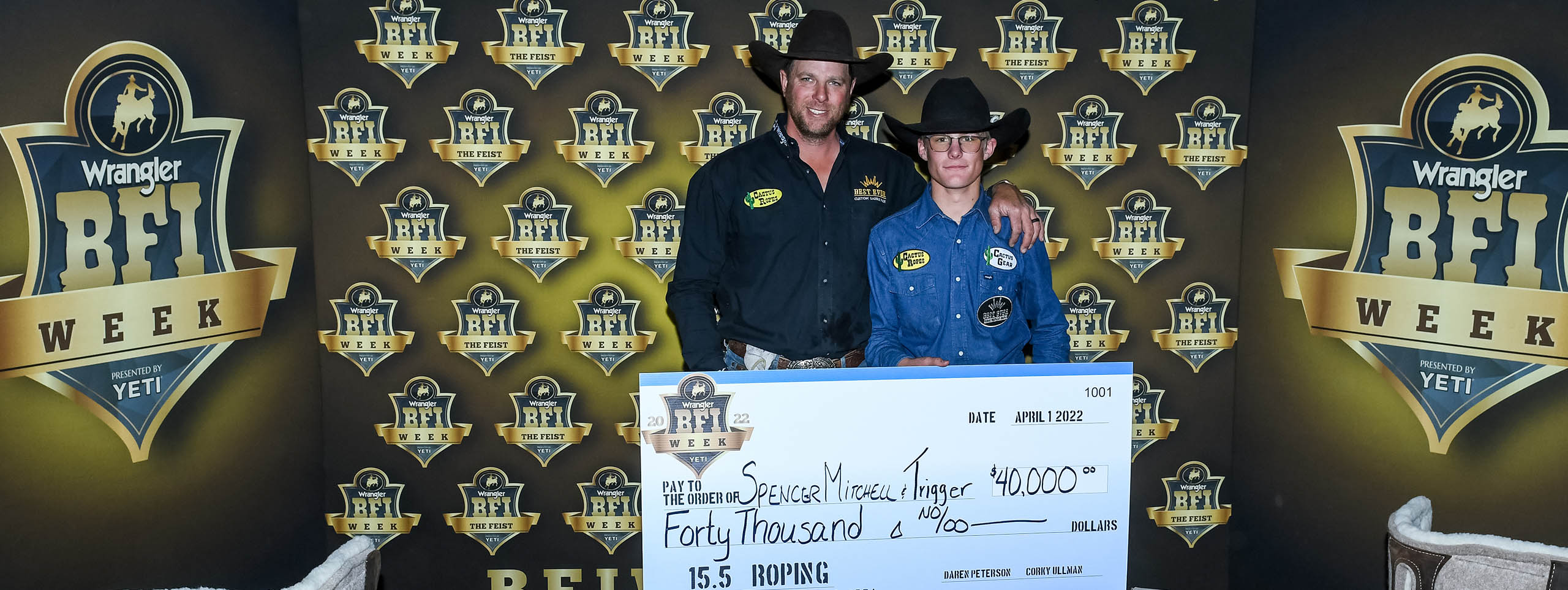 Family Tradition Trumps All as Mitchell and Hargrove Go 1-2-3 in BFI 15.5 Roping